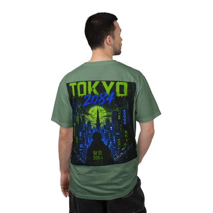 Tokyo 2084 Graphic T-Shirt — Neon Cyberpunk WOVN Design