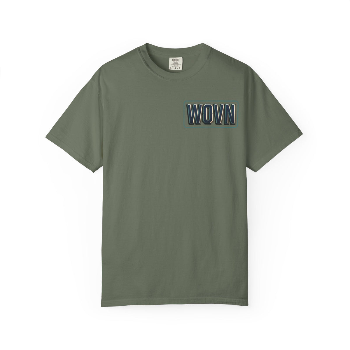 T-Shirt — 'WOVN' Tengu Cyberpunk Graphic Tee (Garment-Dyed)