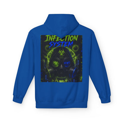 Hoodie - 'WOVN' Infection System Graphic Hoodie (Biohazard Streetwear)