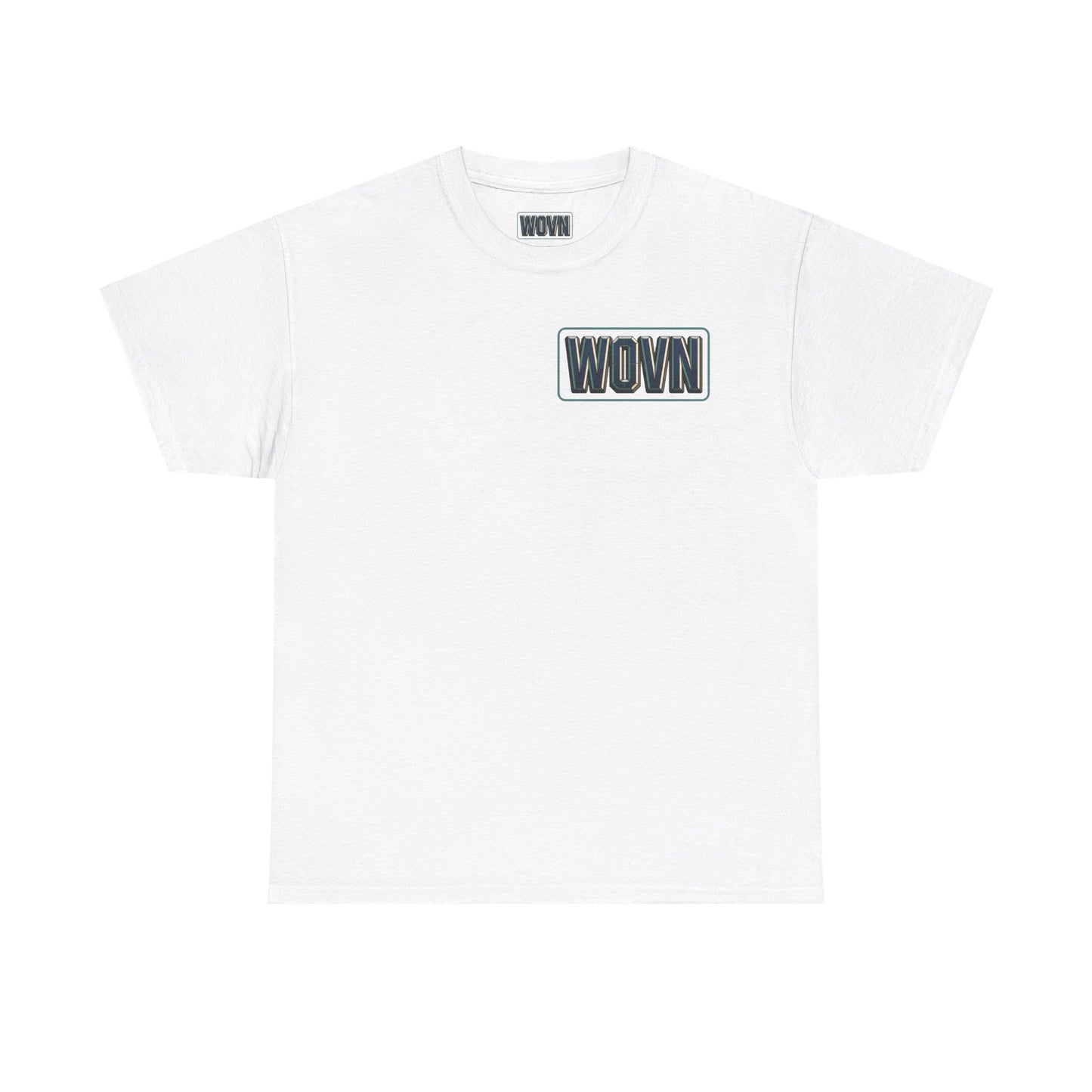 Graphic Tee — "Where Is Your Place?" Neon Cyberpunk Back Print