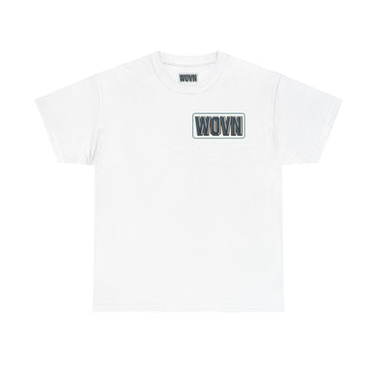 Graphic Tee — "Where Is Your Place?" Neon Cyberpunk Back Print
