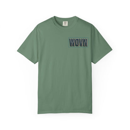 T-Shirt — 'WOVN' Tengu Cyberpunk Graphic Tee (Garment-Dyed)