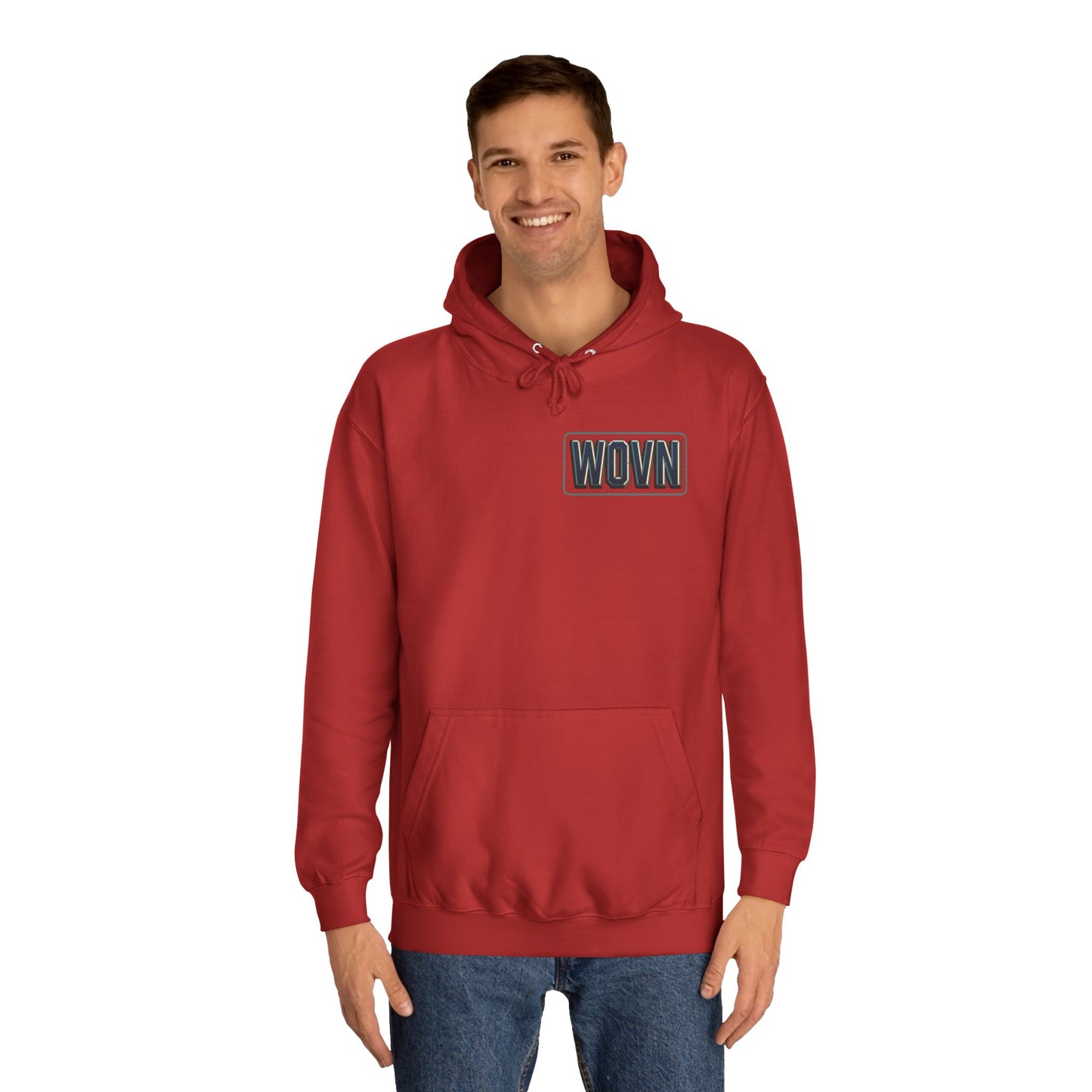 WOVN Neon City Hoodie — Retro Cyberpunk Streetwear Pullover