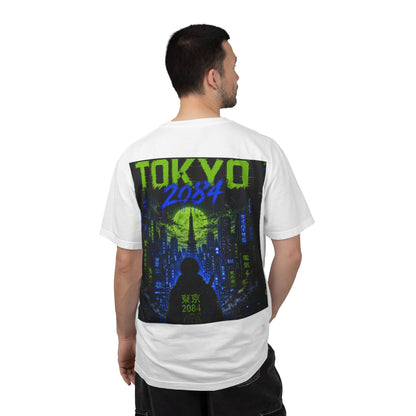 Tokyo 2084 Graphic T-Shirt — Neon Cyberpunk WOVN Design