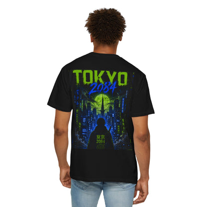 Tokyo 2084 Graphic T-Shirt — Neon Cyberpunk WOVN Design