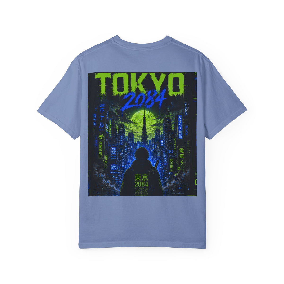 Tokyo 2084 Graphic T-Shirt — Neon Cyberpunk WOVN Design