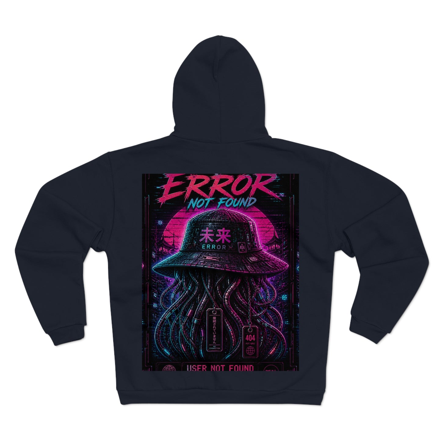 Error Not Found Cyberpunk Zip Hoodie