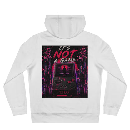 Retro Gaming Hoodie — “It’s Not a Game” Vaporwave Pullover