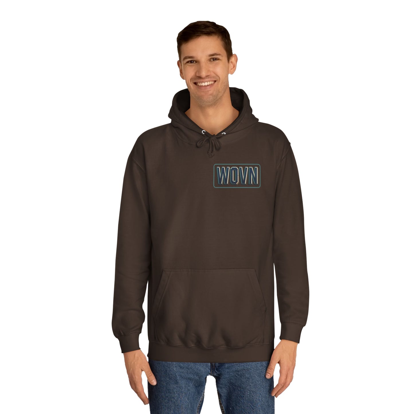 WOVN Neon City Hoodie — Retro Cyberpunk Streetwear Pullover