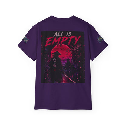 All Is Empty Tee — Vaporwave Retro Sunset Graphic T-Shirt