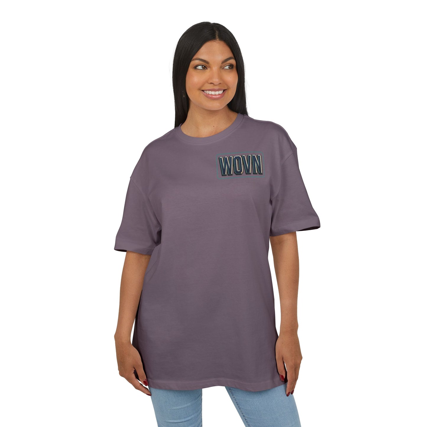 WOVN Neon City Tee — 'One Way Ticket' Oversized Graphic T-Shirt