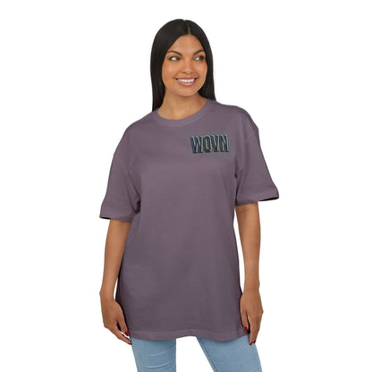 WOVN Neon City Tee — 'One Way Ticket' Oversized Graphic T-Shirt