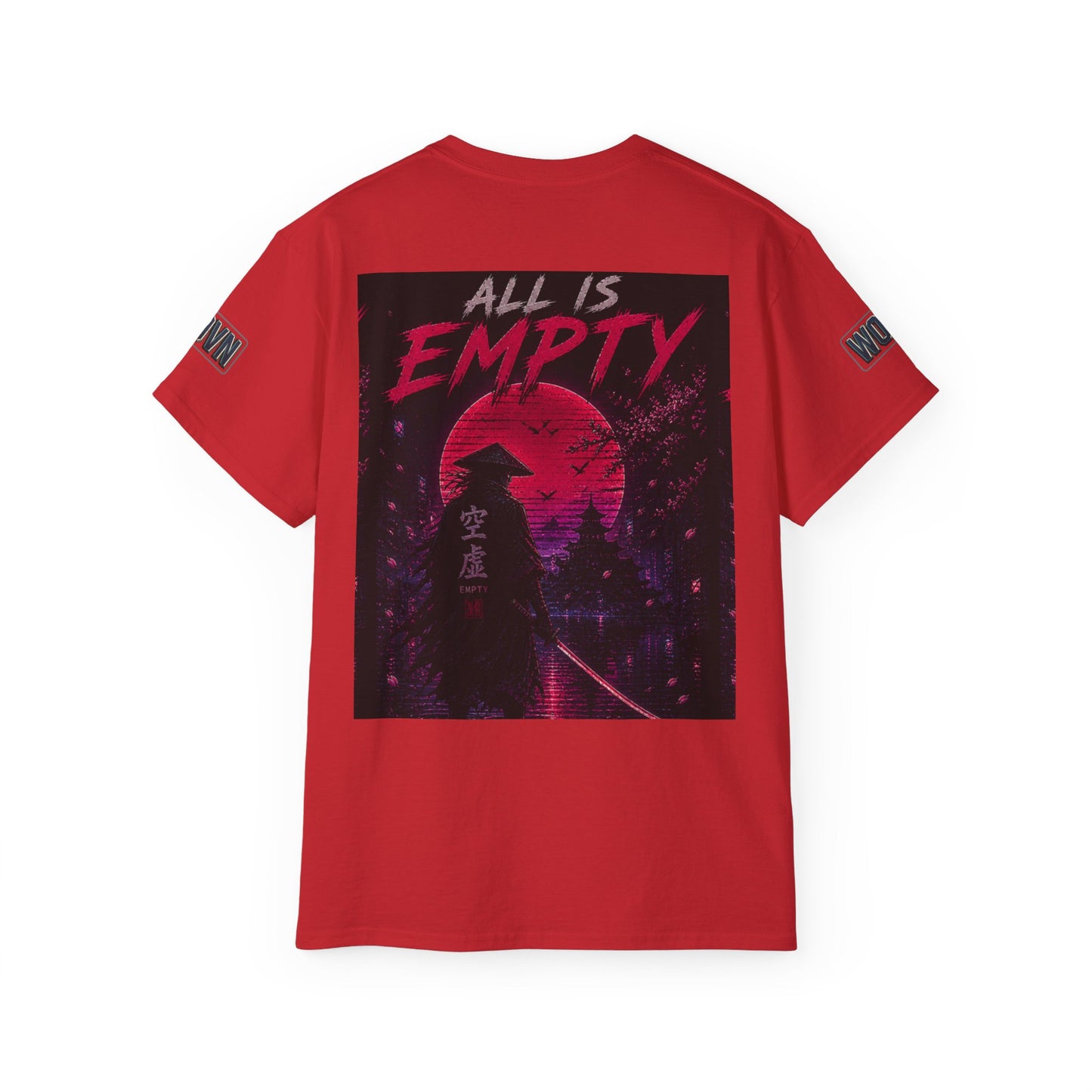 All Is Empty Tee — Vaporwave Retro Sunset Graphic T-Shirt