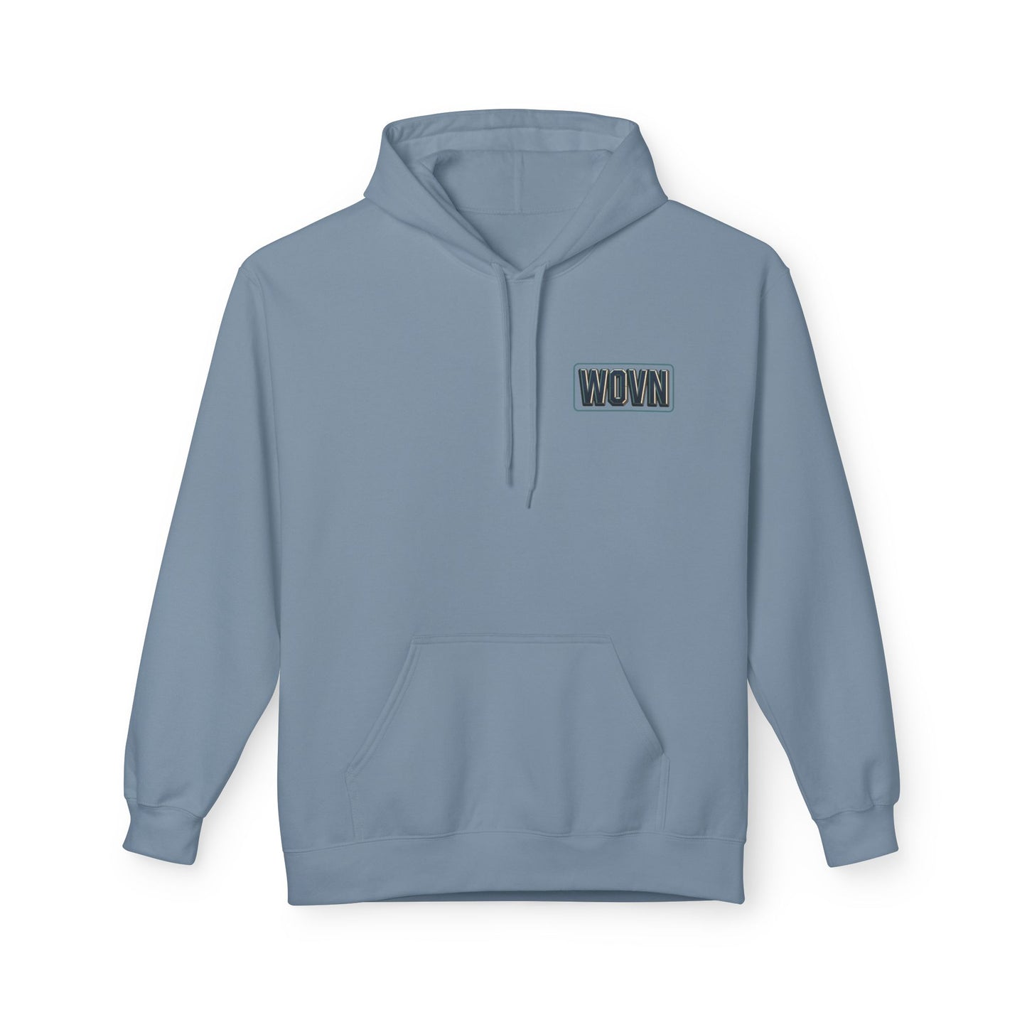 WOVN Cyber-Gothic Face Hoodie — Dark Futuristic Art Pullover
