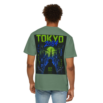Tokyo 2084 Graphic T-Shirt — Neon Cyberpunk WOVN Design