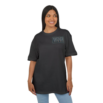 WOVN Neon City Tee — 'One Way Ticket' Oversized Graphic T-Shirt
