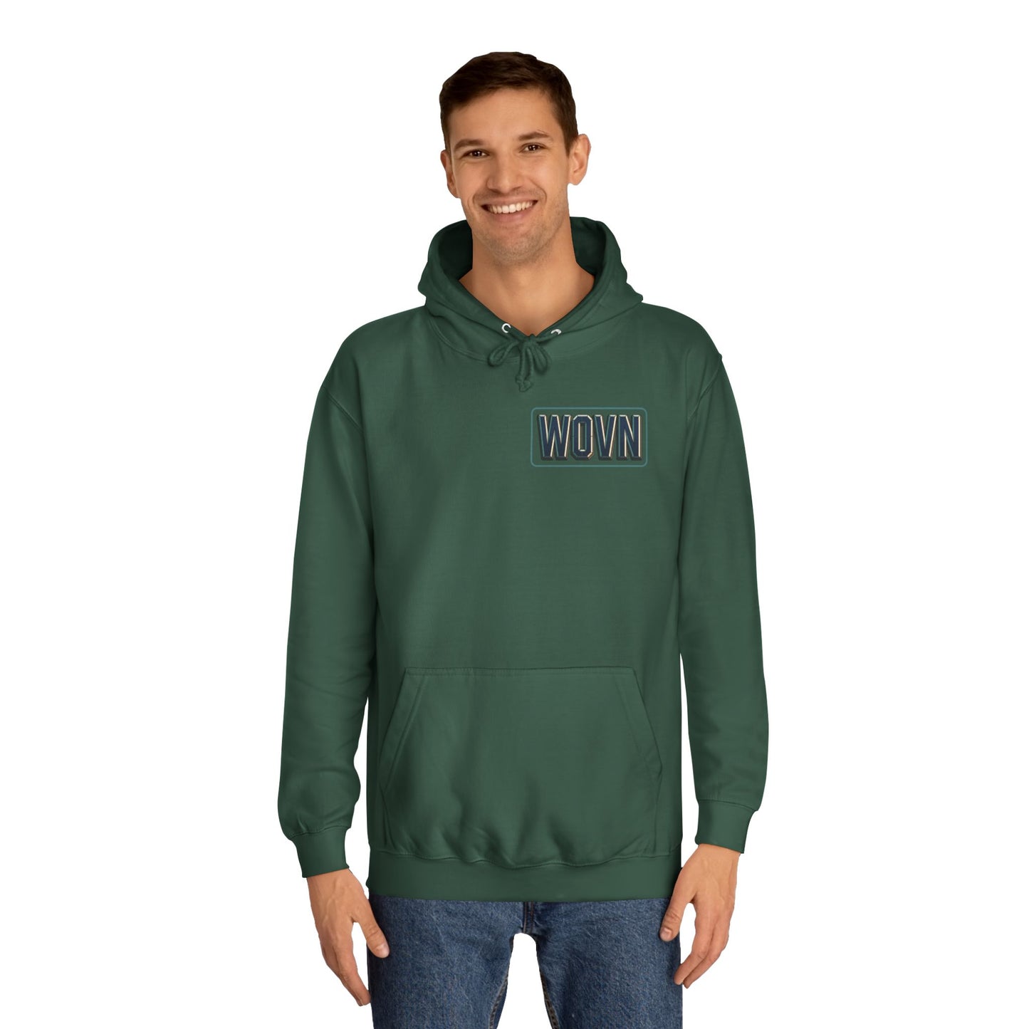 WOVN Neon City Hoodie — Retro Cyberpunk Streetwear Pullover