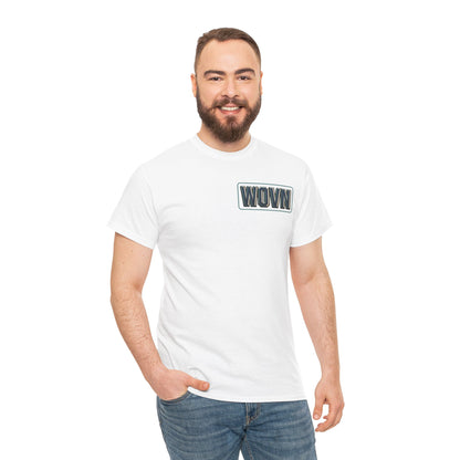 Graphic Tee — "Where Is Your Place?" Neon Cyberpunk Back Print