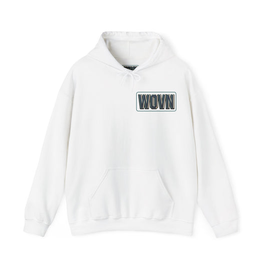 Final Journey Hoodie — Neon Cyberpunk Graphic Hooded Sweatshirt
