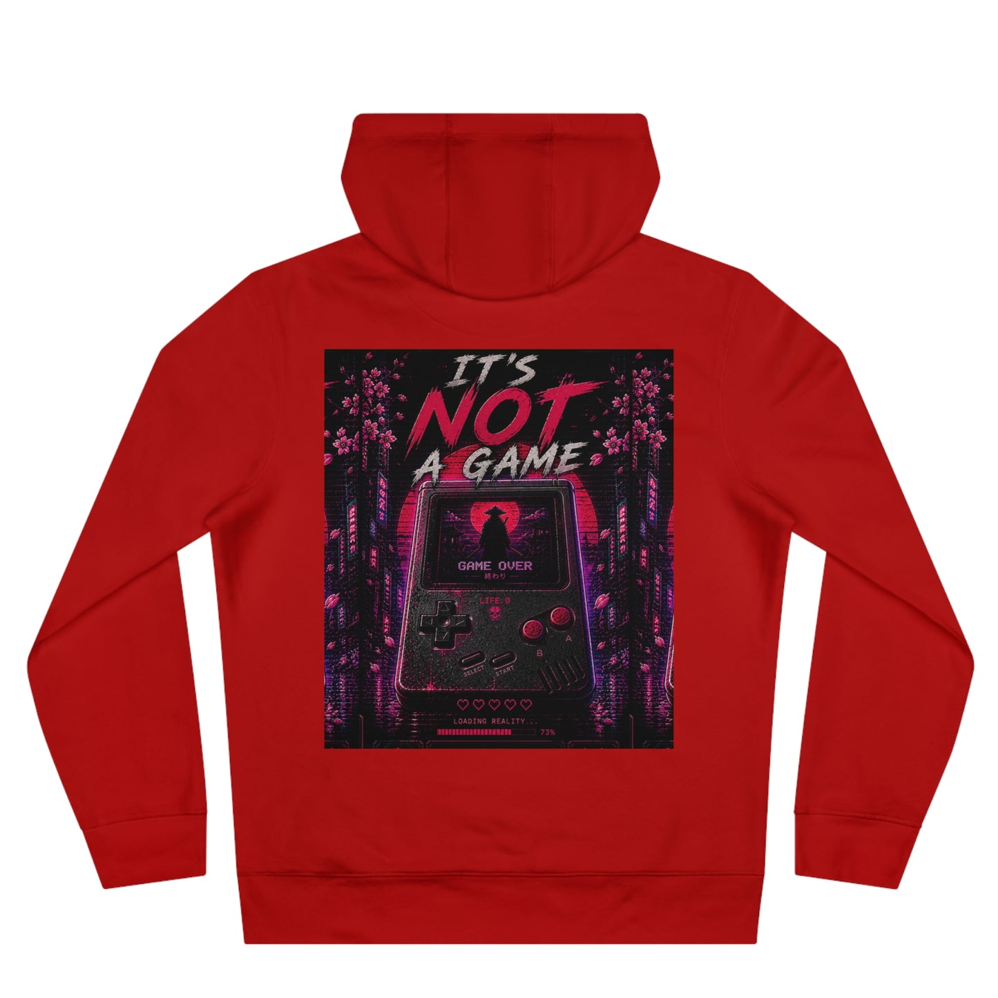Retro Gaming Hoodie — “It’s Not a Game” Vaporwave Pullover