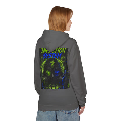 Hoodie - 'WOVN' Infection System Graphic Hoodie (Biohazard Streetwear)