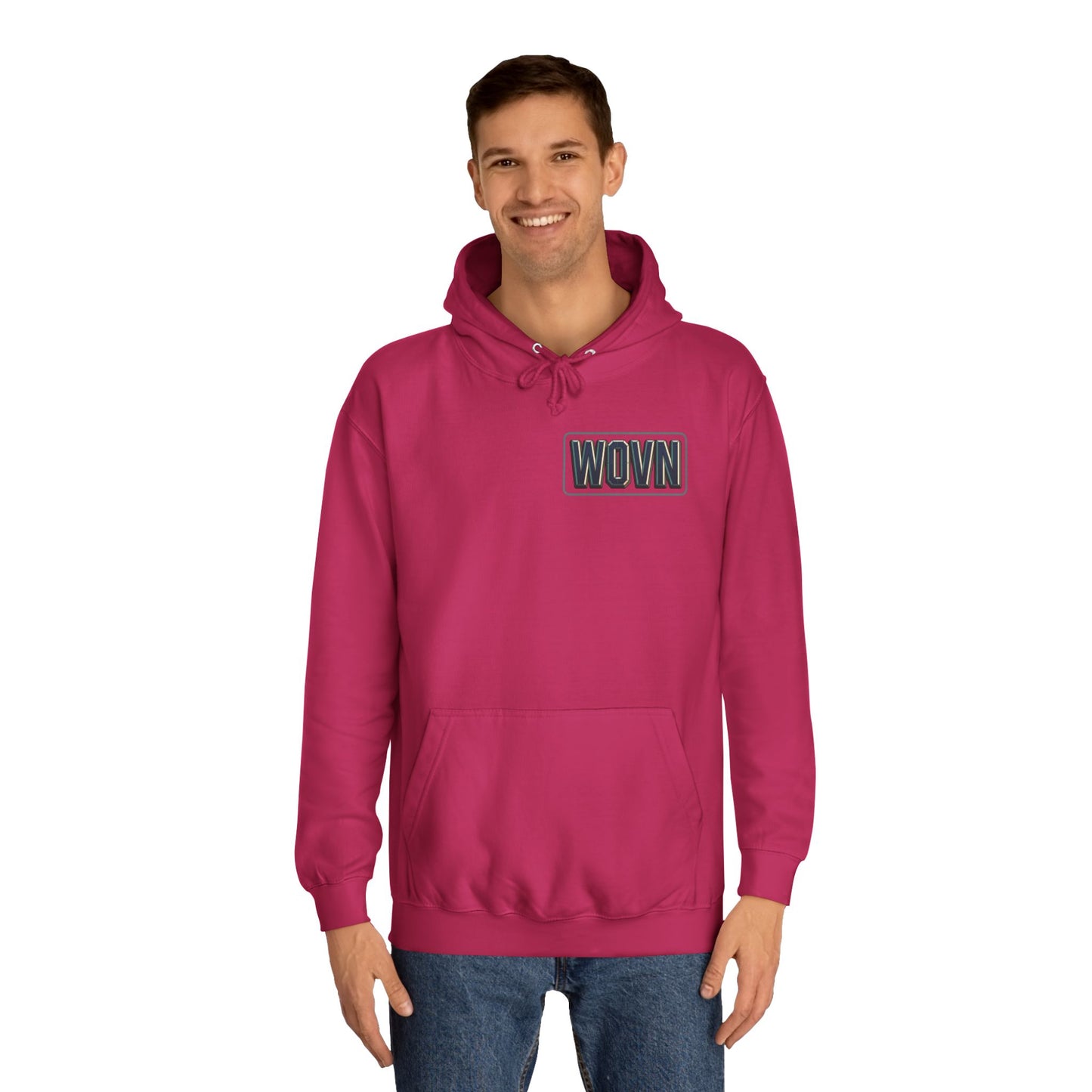 WOVN Neon City Hoodie — Retro Cyberpunk Streetwear Pullover