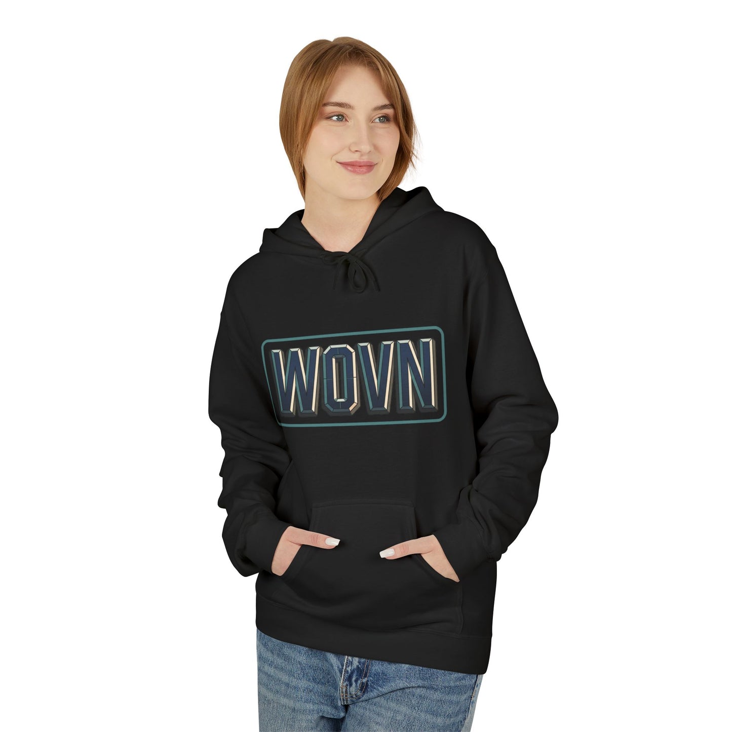 Ramen Hunt Hoodie — Neon Cyberpunk "I'm Looking For Good Food" Graphic