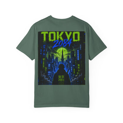 Tokyo 2084 Graphic T-Shirt — Neon Cyberpunk WOVN Design
