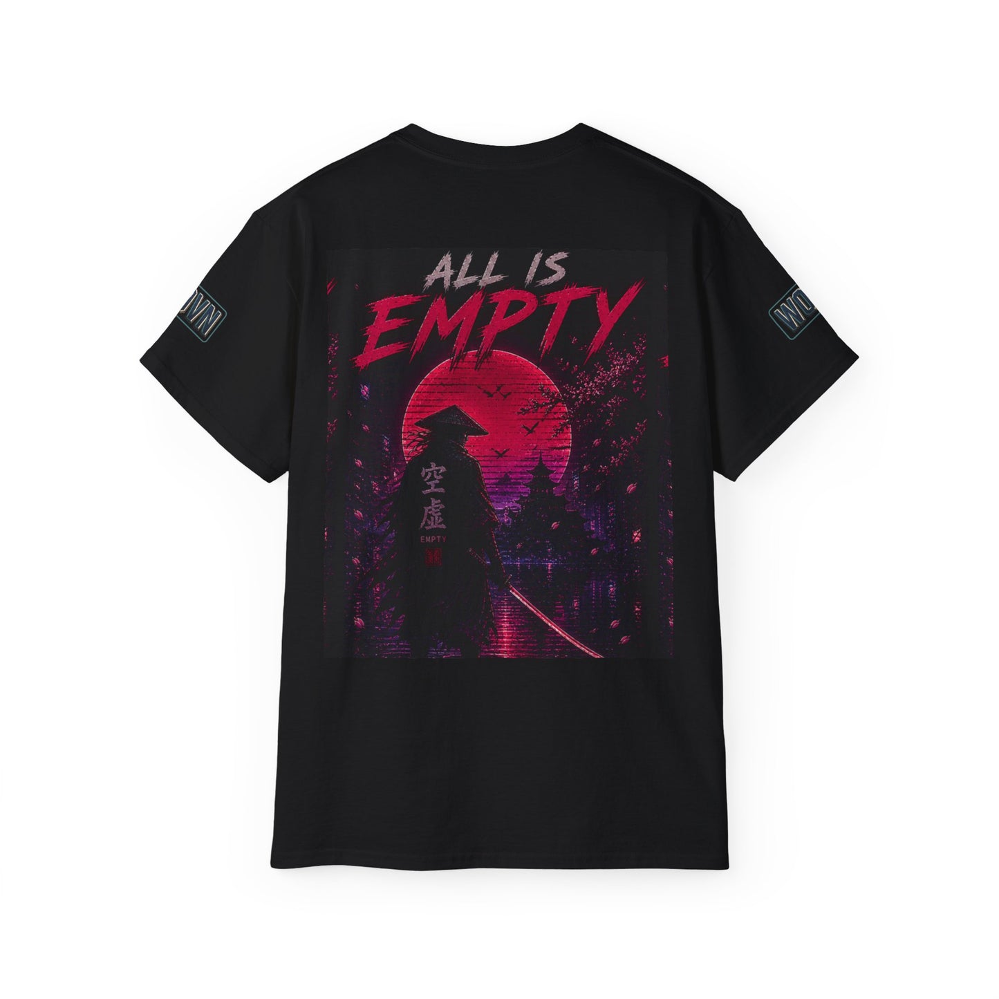 All Is Empty Tee — Vaporwave Retro Sunset Graphic T-Shirt