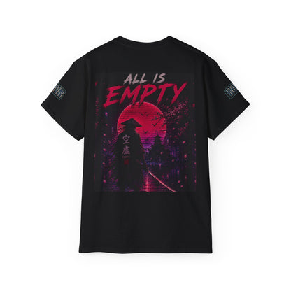 All Is Empty Tee — Vaporwave Retro Sunset Graphic T-Shirt