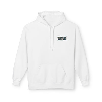 WOVN Cyber-Gothic Face Hoodie — Dark Futuristic Art Pullover