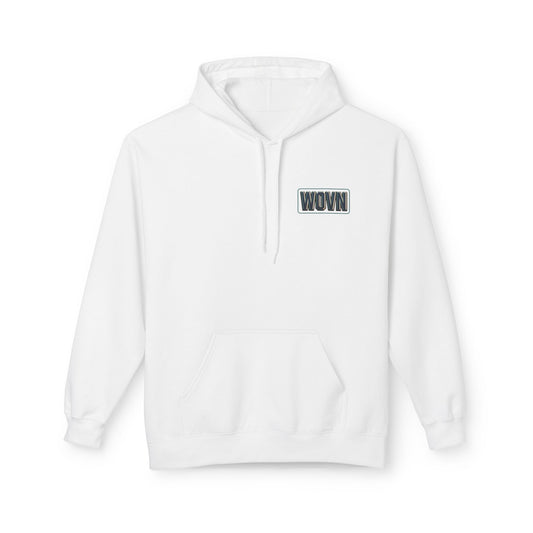 WOVN Cyber-Gothic Face Hoodie — Dark Futuristic Art Pullover