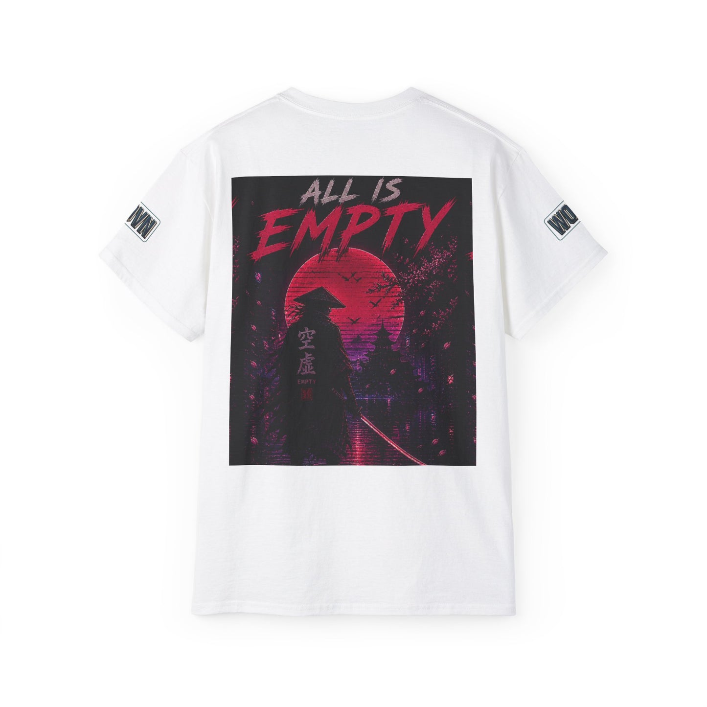 All Is Empty Tee — Vaporwave Retro Sunset Graphic T-Shirt