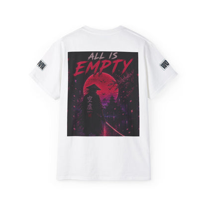 All Is Empty Tee — Vaporwave Retro Sunset Graphic T-Shirt
