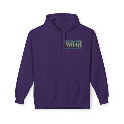 Cyber Demon Hoodie — WOVN Logo Tech Noir Graphic Pullover