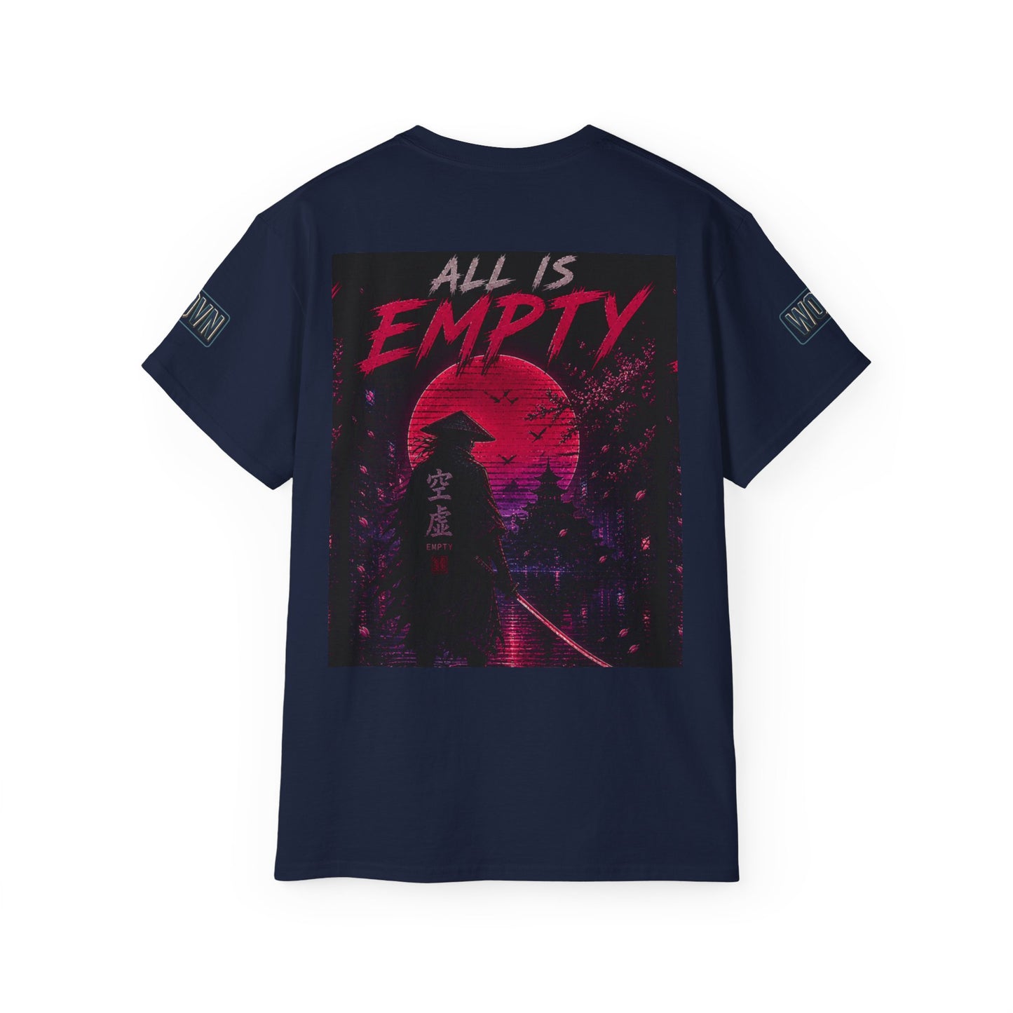 All Is Empty Tee — Vaporwave Retro Sunset Graphic T-Shirt