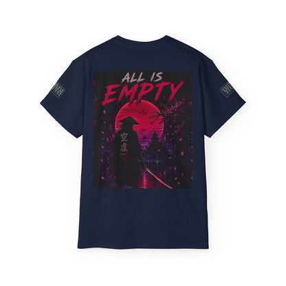 All Is Empty Tee — Vaporwave Retro Sunset Graphic T-Shirt