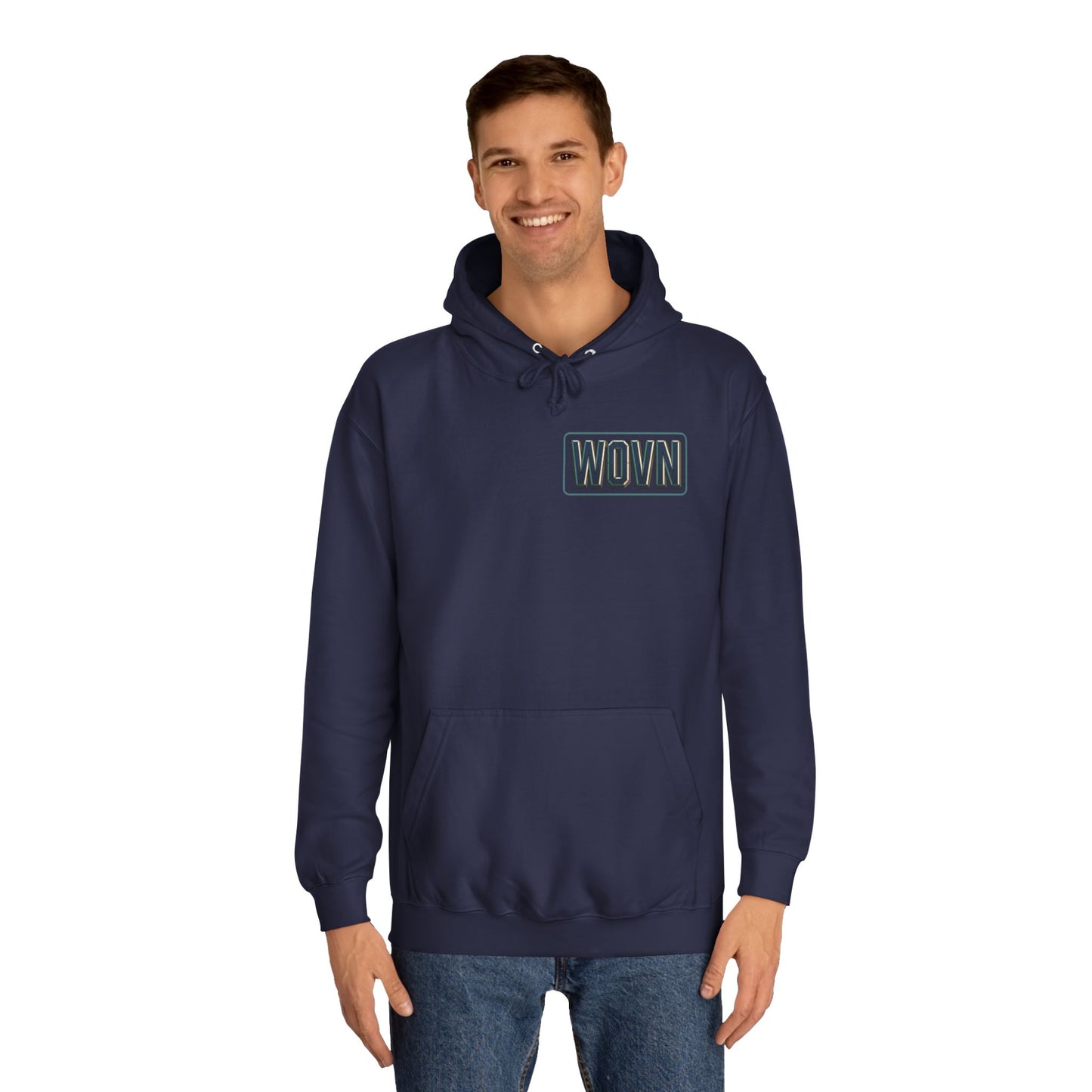 WOVN Neon City Hoodie — Retro Cyberpunk Streetwear Pullover