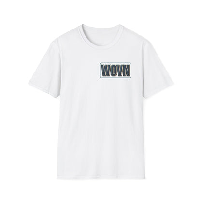 WOVN Retro Patch T-Shirt — Bold Vintage Logo Tee