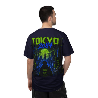 Tokyo 2084 Graphic T-Shirt — Neon Cyberpunk WOVN Design