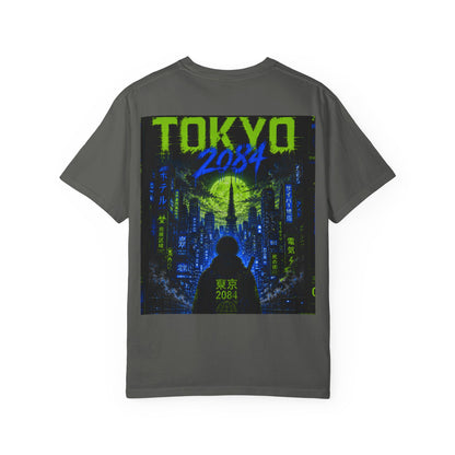 Tokyo 2084 Graphic T-Shirt — Neon Cyberpunk WOVN Design