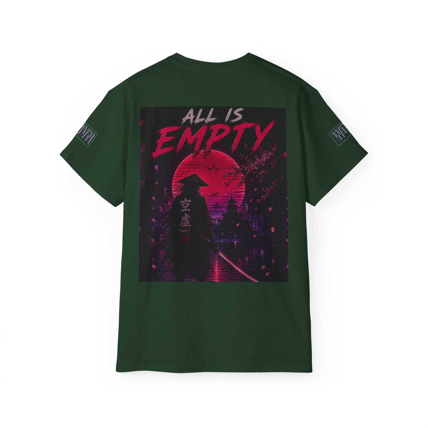 All Is Empty Tee — Vaporwave Retro Sunset Graphic T-Shirt