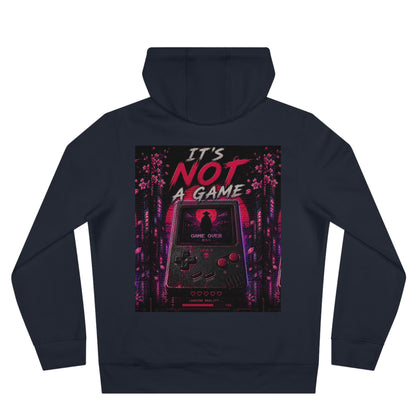 Retro Gaming Hoodie — “It’s Not a Game” Vaporwave Pullover