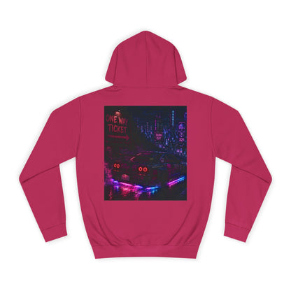 WOVN Neon City Hoodie — Retro Cyberpunk Streetwear Pullover
