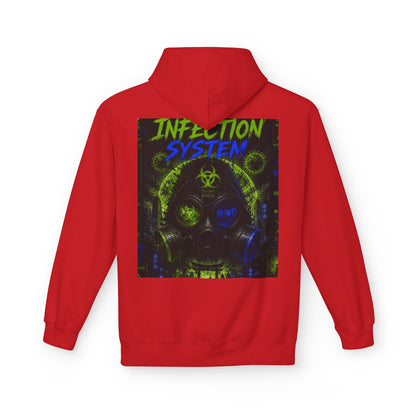Hoodie - 'WOVN' Infection System Graphic Hoodie (Biohazard Streetwear)