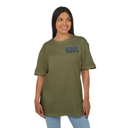 WOVN Neon City Tee — 'One Way Ticket' Oversized Graphic T-Shirt