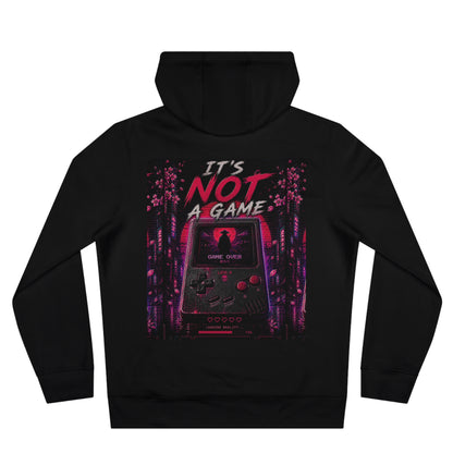 Retro Gaming Hoodie — “It’s Not a Game” Vaporwave Pullover