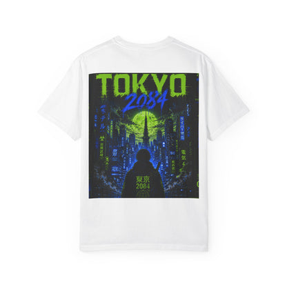 Tokyo 2084 Graphic T-Shirt — Neon Cyberpunk WOVN Design