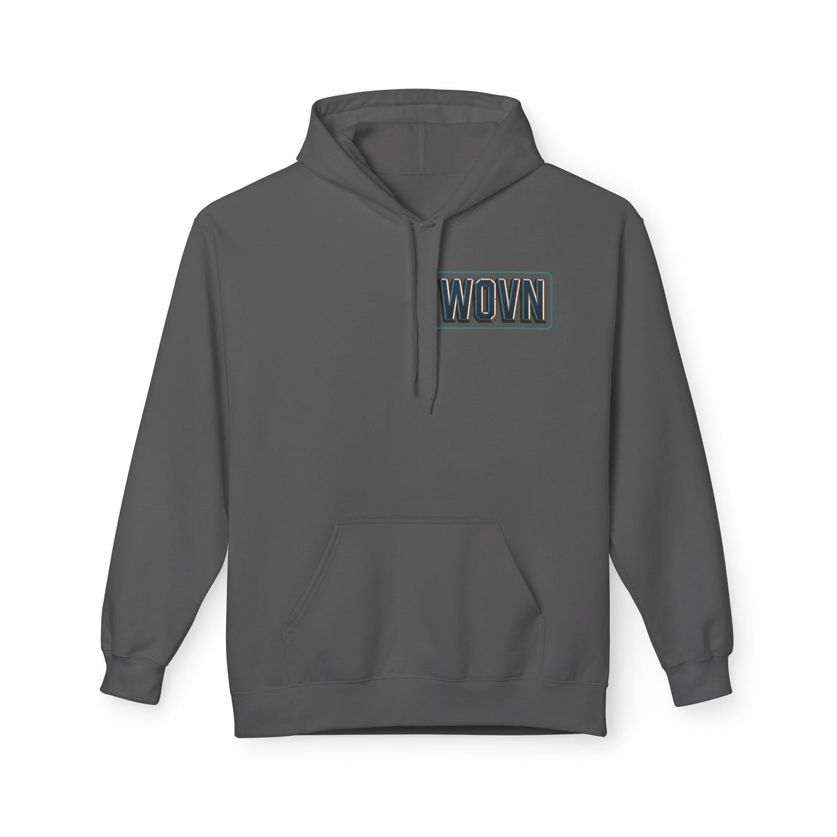 Cyber Demon Hoodie — WOVN Logo Tech Noir Graphic Pullover