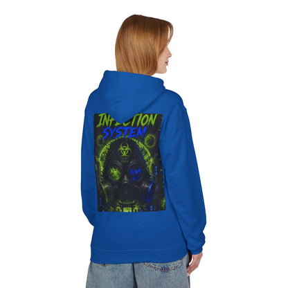 Hoodie - 'WOVN' Infection System Graphic Hoodie (Biohazard Streetwear)
